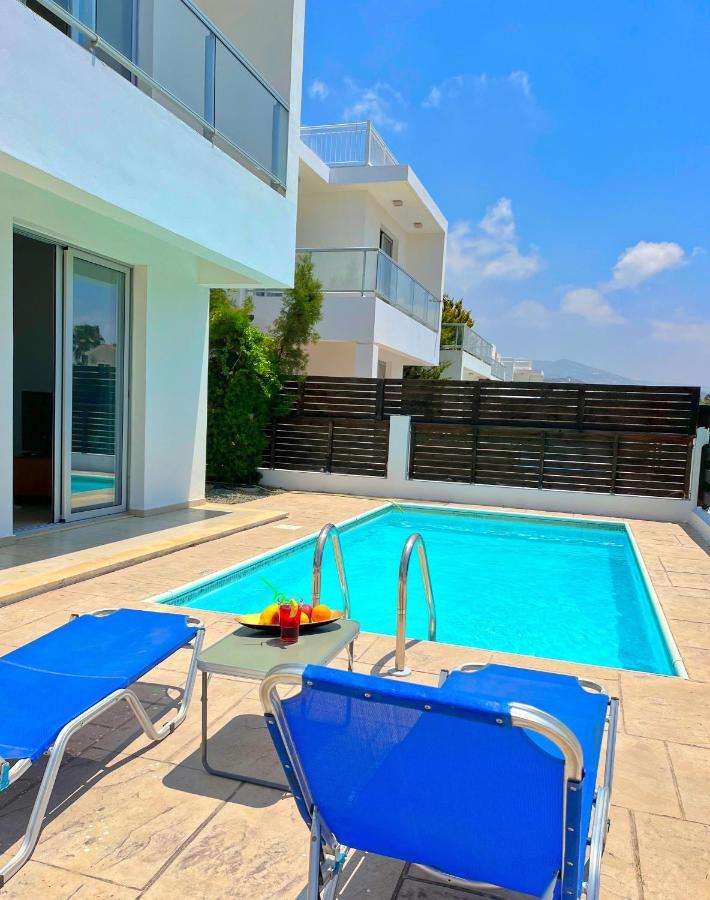3 Bedroom Coral Bay Beach Seaview Villa I Private Pool Peyia Ngoại thất bức ảnh